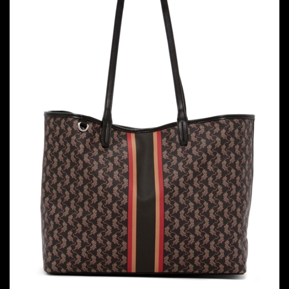 Sam Edelman Micaela Coated Canvas Tiger Print Tote